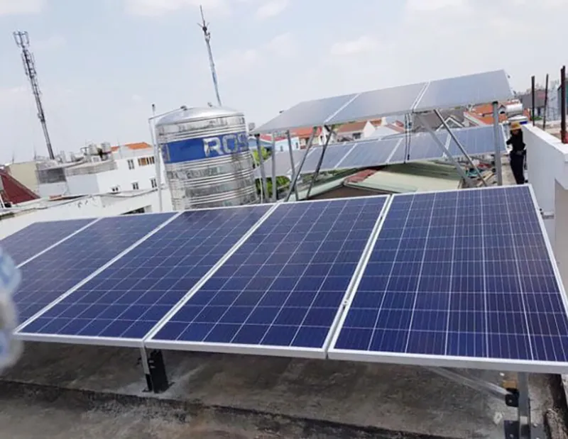 Điện năng lượng mặt trời mái nhà